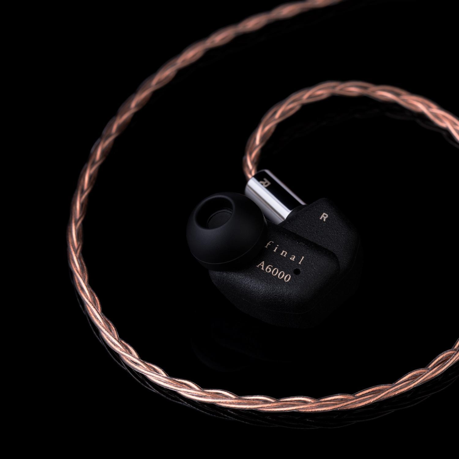 有線イヤホン final A6000 2Pinソフト単結晶銅ケーブル付属