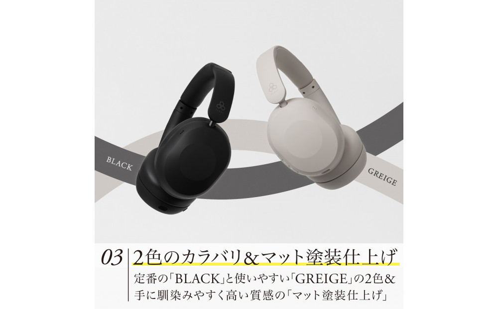 ワイヤレスヘッドホン final UX1000 BLACK ハイコスパモデル/ノイズキャンセリング/ノイキャン/ANC/マイク付き