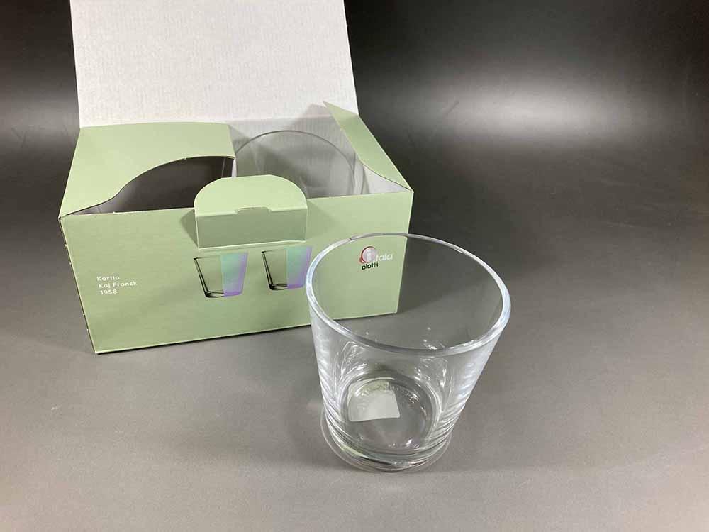 オリジナル名入れおしゃれガラスコップ　2個セット