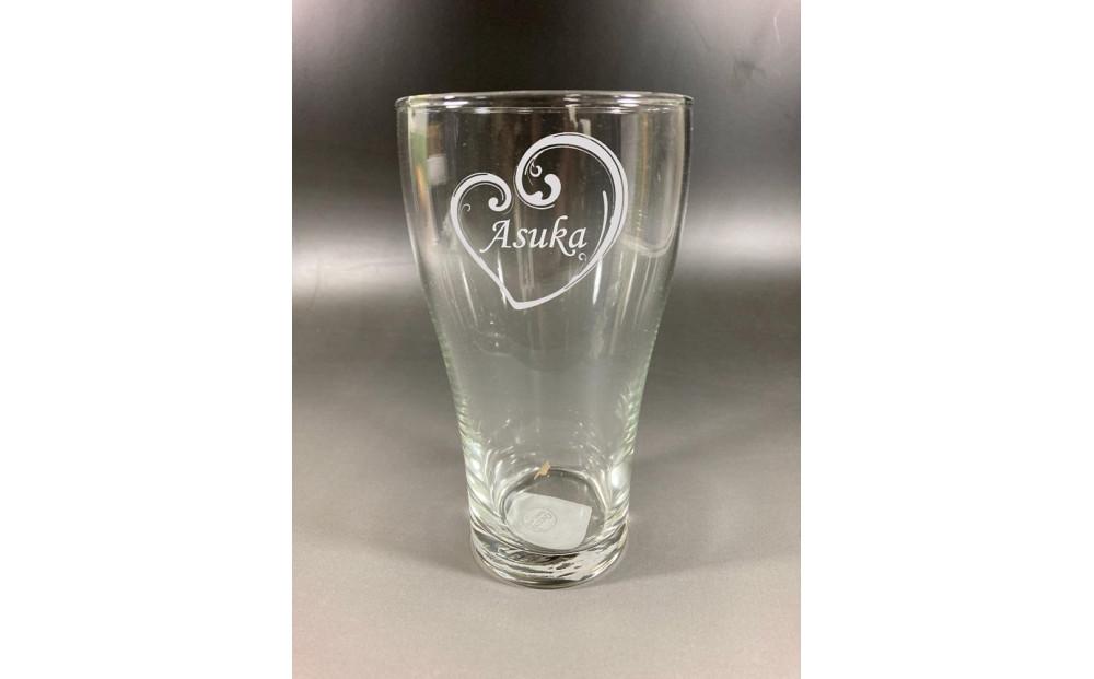 メッセージグラス、推しグラス お好きな文字を刻印