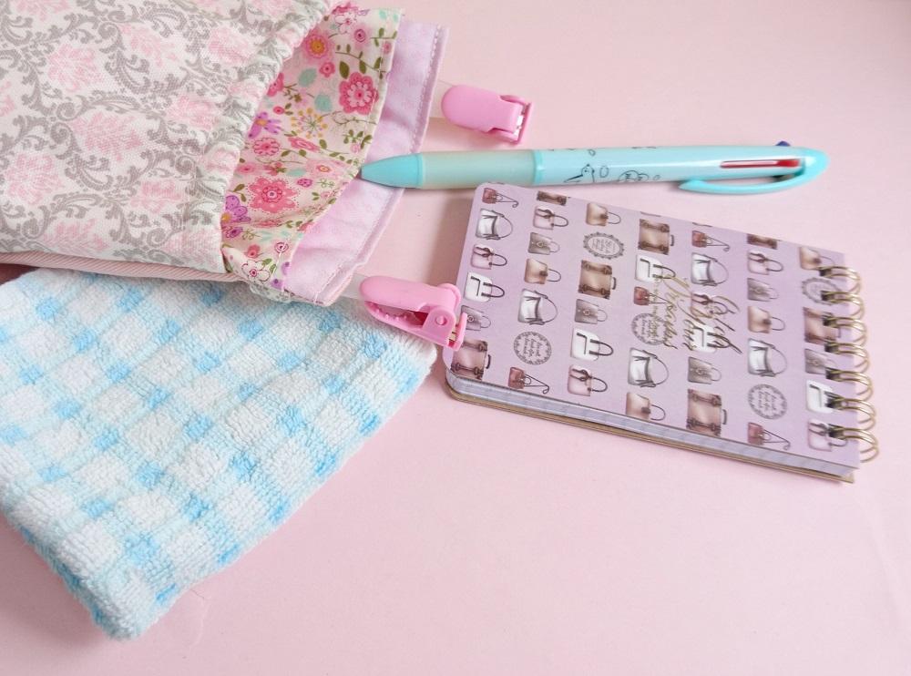 フタなし 移動ポケット 普通サイズ 無地２個