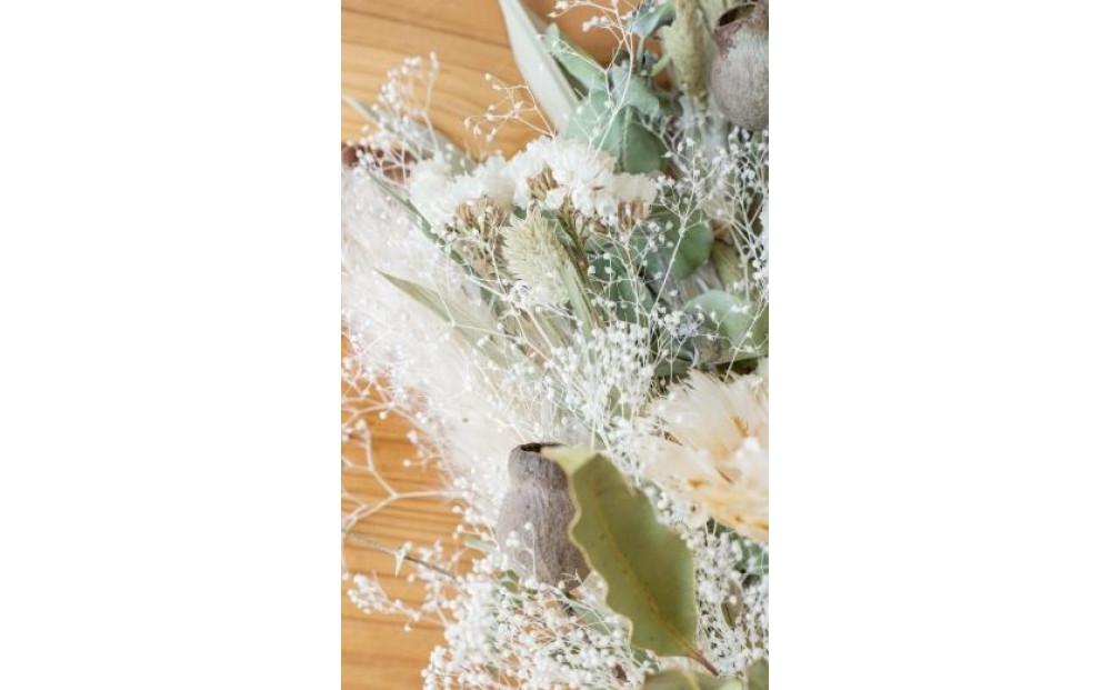 【スワッグ】ドライフラワーブーケ グリーン