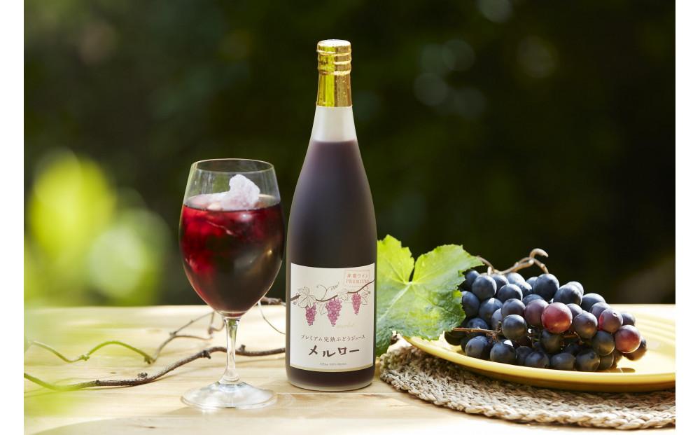 井筒ワイン 井筒プレミアム 完熟ぶどうジュース メルロー 720ml × 2本 極甘口 発売元 株式会社片山