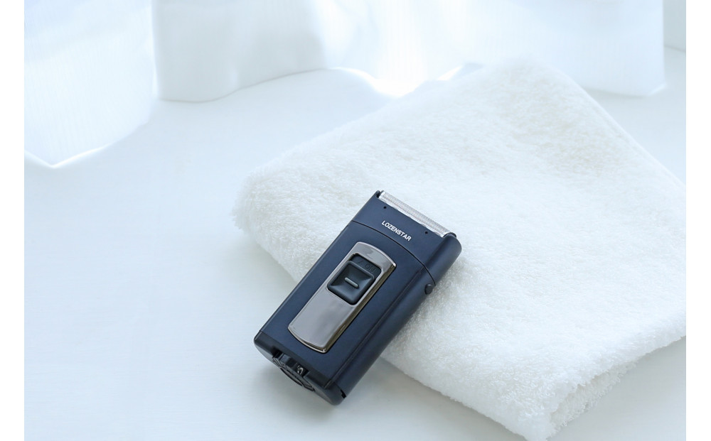 川崎市に本社工場を構える　理美容家電メーカー　ロゼンスターJPN　水洗いポケそり 3枚刃　S-627NV