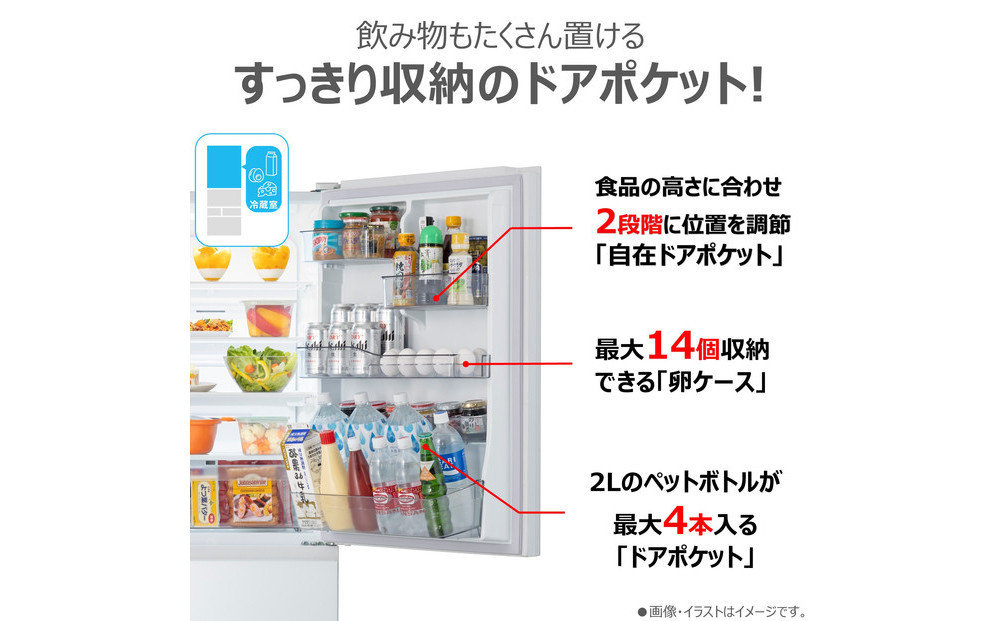 東芝 冷蔵庫 【標準設置費込み】 411L 5ドア 右開き 冷凍冷蔵庫 GR-Y41GXK(EW)