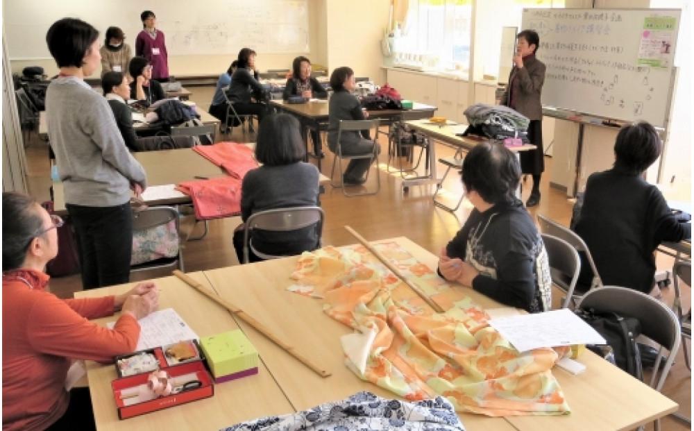 かわさきマイスター講師による「シニアが輝く着物リメイク講座」