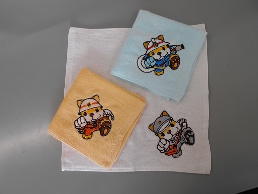 川崎市消防局キャラクター太助のハンカチ・ティッシュケースセット