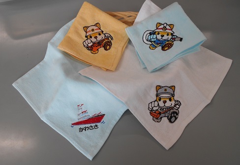 川崎市消防局キャラクター太助と消防船のハンカチ・エコバックセット