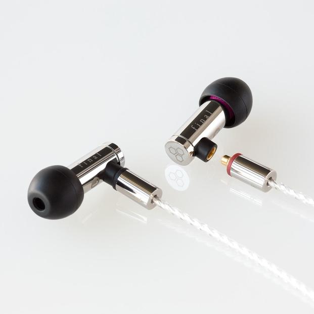 高音質有線イヤホン final E5000 MMCX シルバーコートケーブル付属