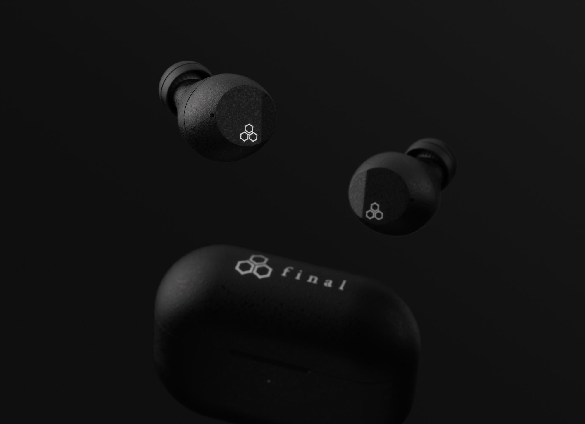 ANC完全ワイヤレスイヤホン final ZE3000 SV ZE3000後継機 /ノイズキャンセリング/ノイキャン/外音取り込み/マイク付き