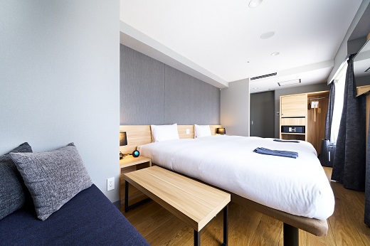 「ホテル縁道」デラックスツイン”TSUTSUJI” 宿泊優待券（1泊食事なし）1組2名様