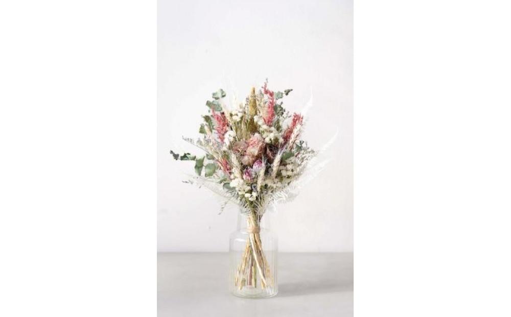 ドライフラワーブーケ ピンク