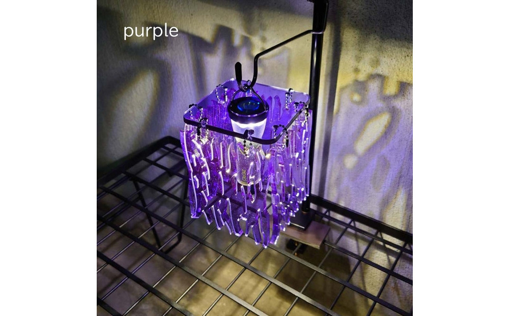 ゴールゼロ用シェード　Shirakaba　白樺　1個　アウトドア・インテリアに　川崎市自社工場一貫生産品【purple】