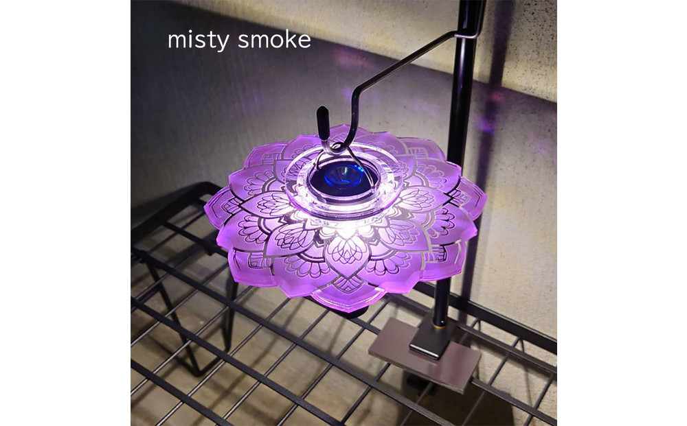 ゴールゼロ用シェード　REN　蓮　マット　1個　アウトドア・インテリアに　川崎市自社工場一貫生産品【misty smoke】