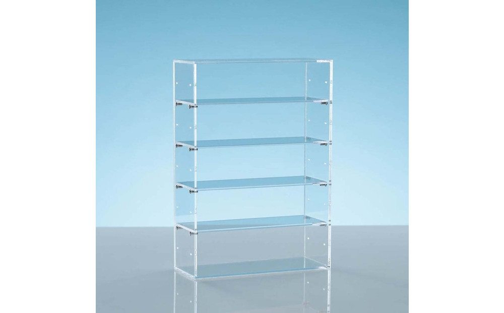 アクリルコレクションケースBタイプ　W30cm×D12cm×H43cm　川崎市自社工場一貫生産品　１台【無色透明】