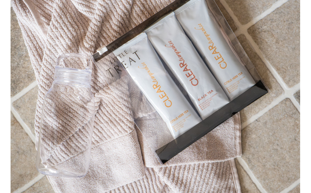 CLEAR tanpaku BLACK TEA & CITRUS HERB TEA 4本セット