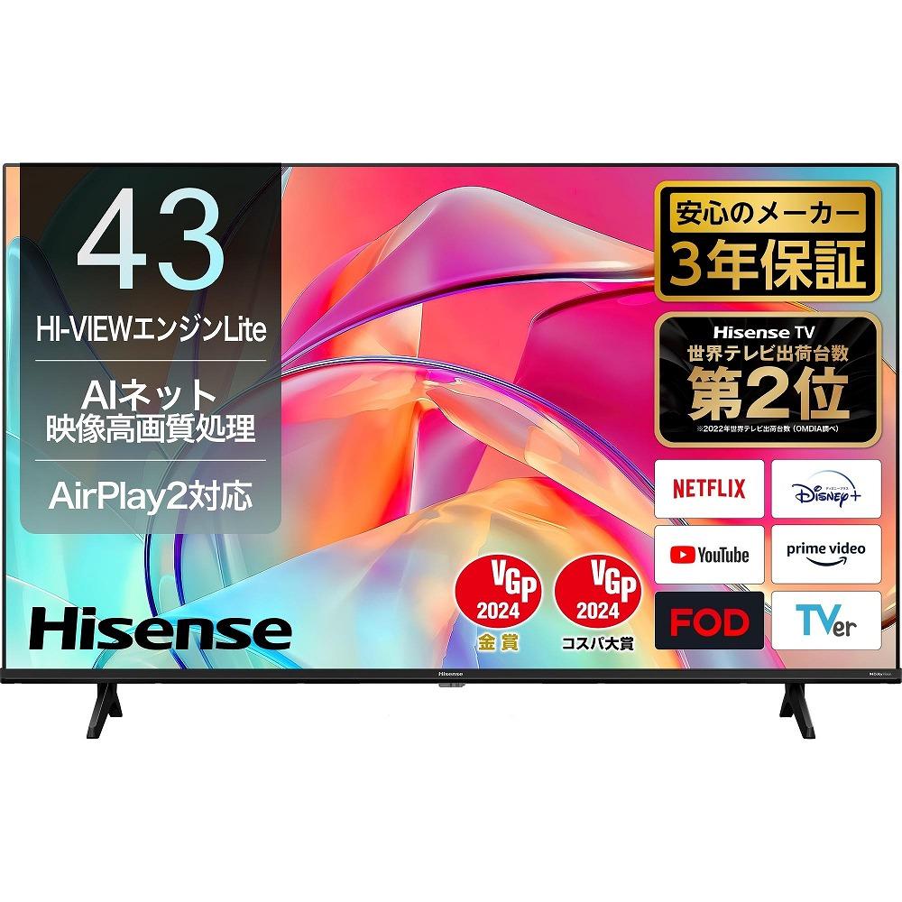 43インチ 4K液晶スマートTV 43E6K