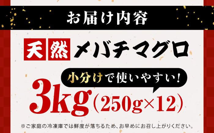 まぐろ ねぎとろ 約3kg（約250g×12パック）【横須賀商工会議所 おもてなしギフト事務局（本まぐろ直売所 横須賀本店）】[AKAK007]