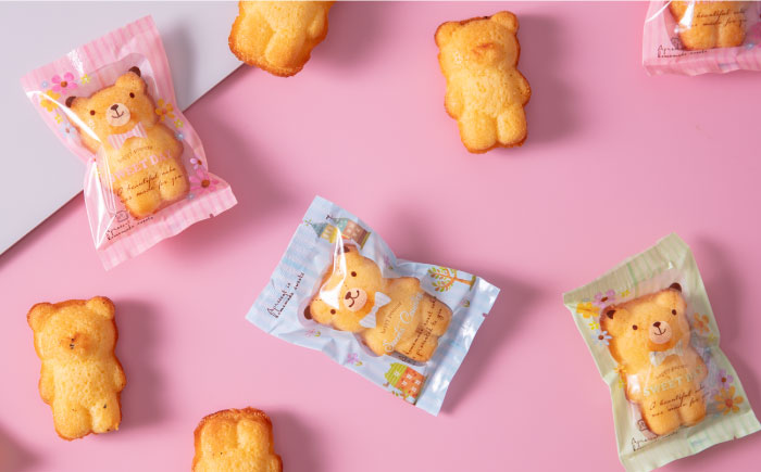 くまのマドレーヌ24個入り（レモン風味 詰め合わせ） 【パティスリーハダ】 [AKAM012]