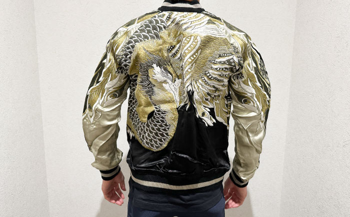 北斎鳳凰スカジャン【有限会社エムシーハウス】 [AKAP001] Sサイズ