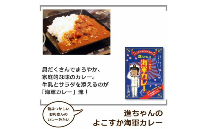 カレーの街よこすか名店 4種食べ比べセット200g×3 180g×1【横須賀商工会議所 おもてなしギフト事務局（株式会社調味商事）】  [AKAQ006]