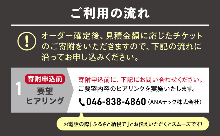 オーダーメイド アイアン家具 50万円 チケット　設計+制作　特注家具【ANAテック株式会社】 [AKBD011]