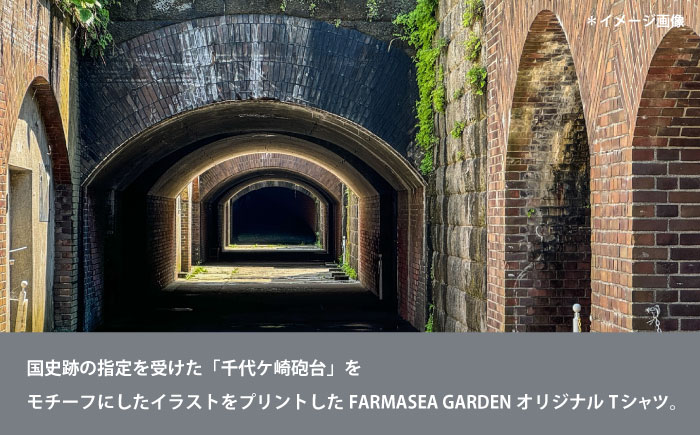 オリジナルTシャツ CHIYOGASAKI メンズMサイズ【ファーマシーガーデン浦賀】 [AKBG005]