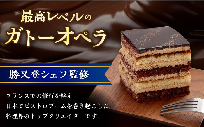 勝又登シェフ監修 ガトー・オペラ 1台 （12.5×11cm） 【ファミール製菓株式会社】 [AKCI003]