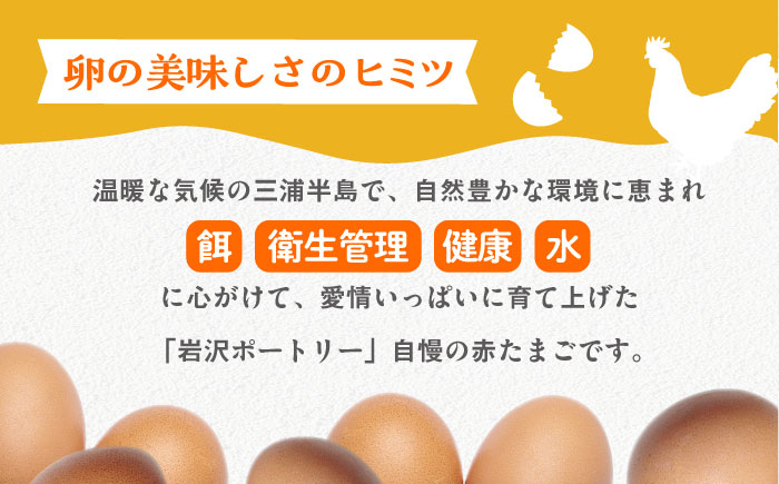 餌にこだわった三浦半島産赤たまご　20個　【横須賀商工会議所　おもてなしギフト事務局（岩沢ポートリー）】 [AKET003]