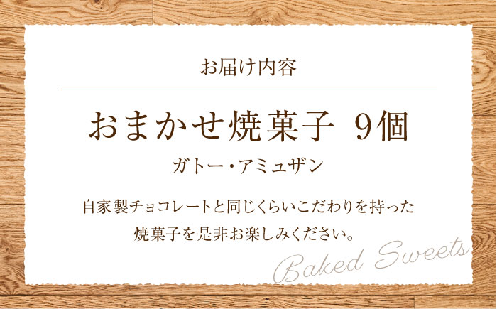 ガトー・アミュザン【おまかせ焼菓子9個入】【パティスリーエムニジョウ】 [AKEW018]