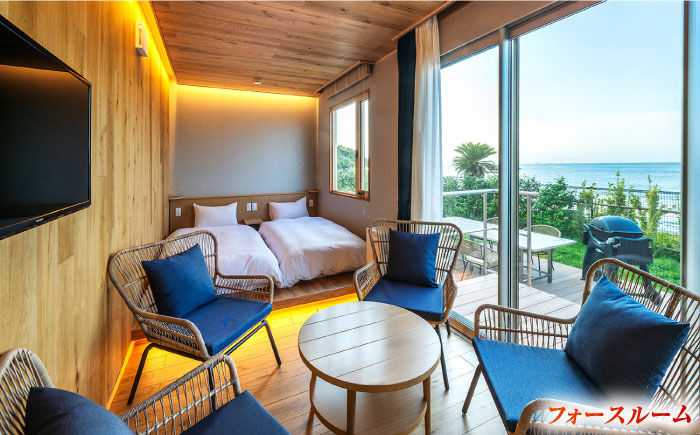 平日限定(日～金) グランピング 宿泊チケット ペア宿泊券 横須賀市 リゾート チケット 食事 旅行 温泉【ラビスタ横須賀観音崎テラス】 [AKEY003]