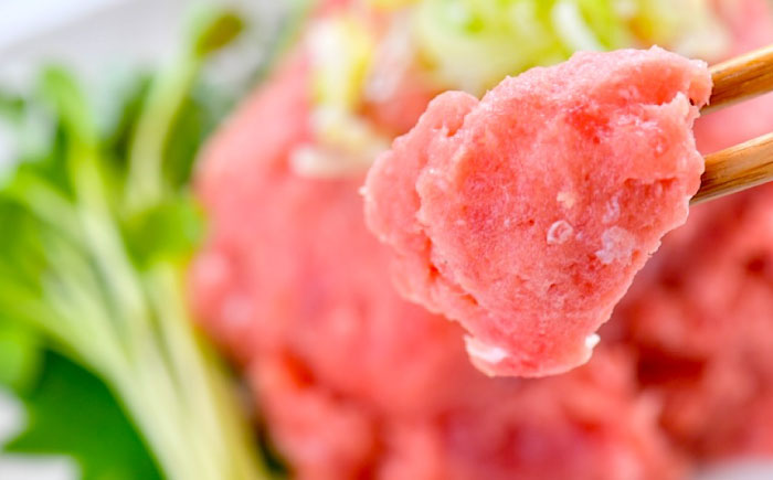 【全3回定期便】天然 まぐろ ねぎとろ 約1kg（約250g×4パック）【横須賀商工会議所 おもてなしギフト事務局（本まぐろ直売所 横須賀本店）】 [AKAK044]