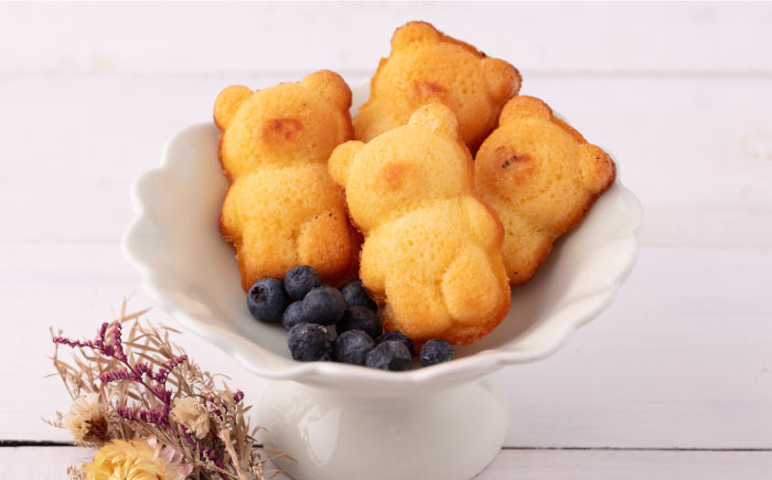 くまのマドレーヌ24個入り（レモン風味 詰め合わせ） 【パティスリーハダ】 [AKAM012]