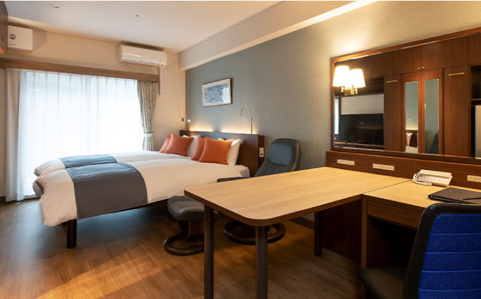 ダブルルーム 6泊7日 1名様 朝食付き 宿泊券【ホテルニューポートヨコスカ】 [AKAT007]