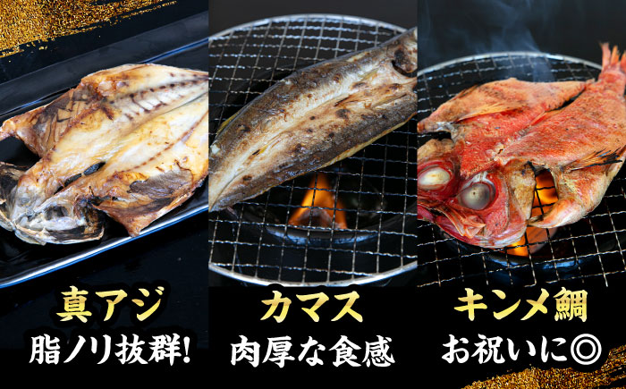 漁師町佐島 干物詰め合わせ5種 2人前セット キンメ鯛 アジ カマス イワシ イカ 横須賀 【石川水産】 [AKCX003]