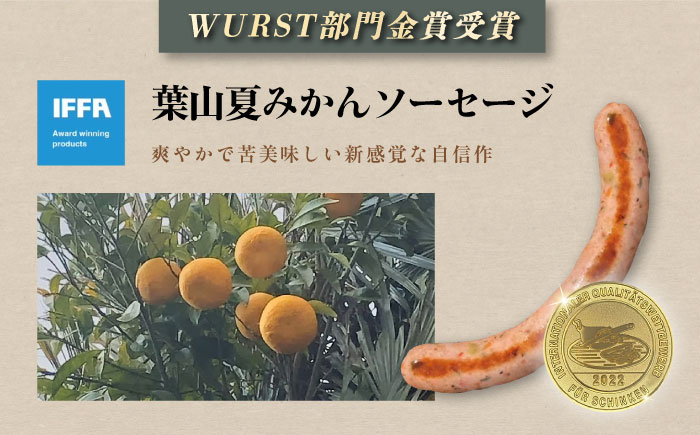 人気ソーセージ（プレーン・夏みかん・あらびきガーリックハーブ）詰め合わせセット【有限会社横須賀松坂屋】 [AKCY003]