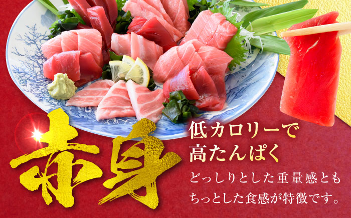 天然 本まぐろ 赤身 計約800g （4柵入り）【横須賀商工会議所 おもてなしギフト事務局（本まぐろ直売所 横須賀本店）】 [AKAK098]