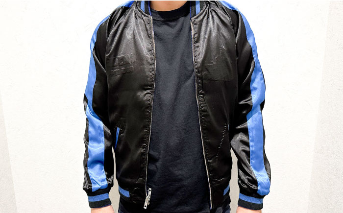 護衛艦きりしま柄刺繍スカジャン【有限会社エムシーハウス】 [AKAP003] Mサイズ