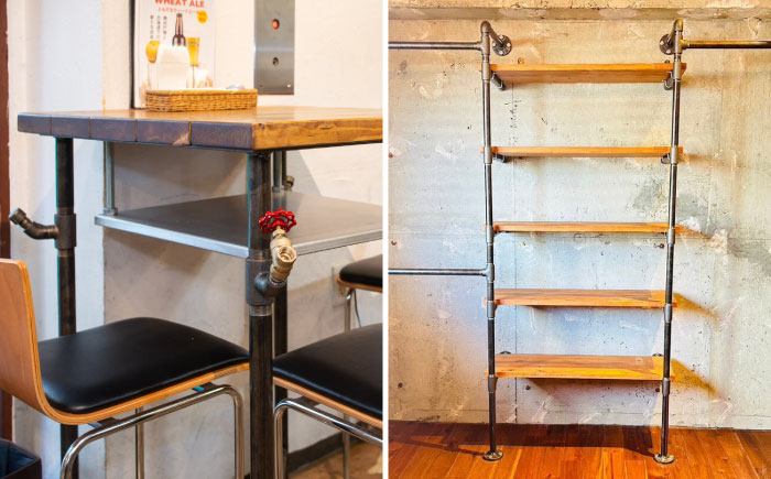 オーダーメイド アイアン家具 50万円 チケット　設計+制作　特注家具【ANAテック株式会社】 [AKBD011]