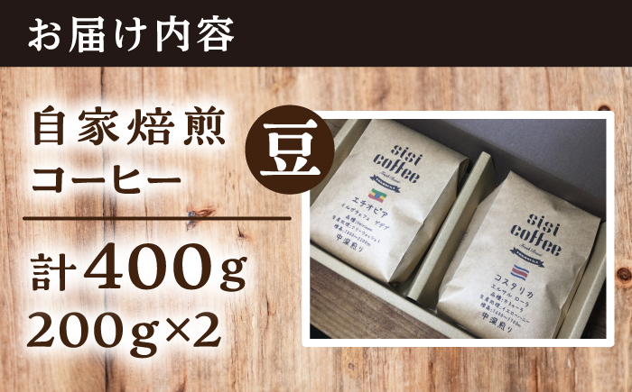 【選べる！焙煎度合い】豆 中煎り 中深煎り 深煎り 珈琲豆 おまかせ 2種セット 珈琲 コーヒー 焙煎【宍戸珈琲】 [AKGP002-1] 中煎り