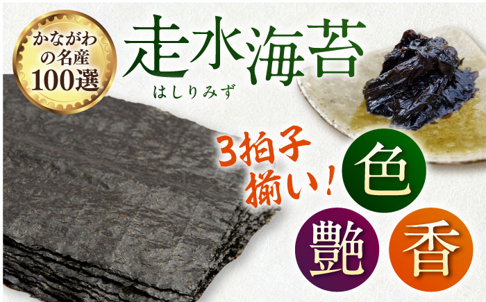 【全3回隔月定期便】【訳あり】ごま塩味付け海苔 八切り80枚×1袋（全形10枚分）【丸良水産】［AKAB076］
