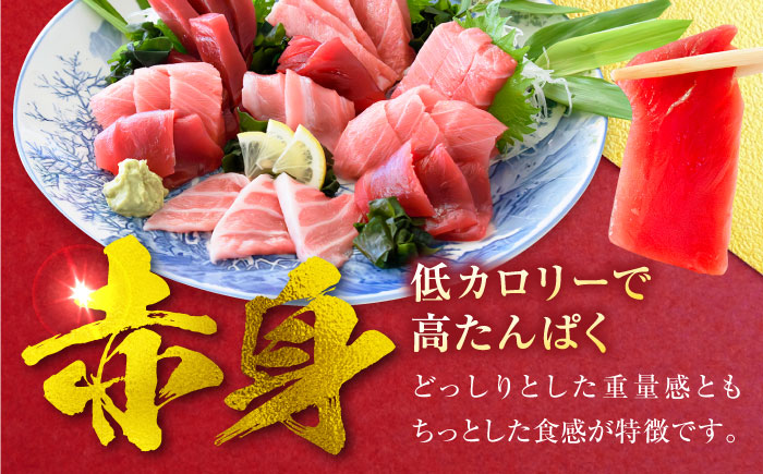 【年内発送の受付は12月24日まで！】天然 まぐろ 中トロ＆赤身 各1柵（計約450g） 年内発送 【横須賀商工会議所 おもてなしギフト事務局（本まぐろ直売所 横須賀本店）】 [AKAK115]