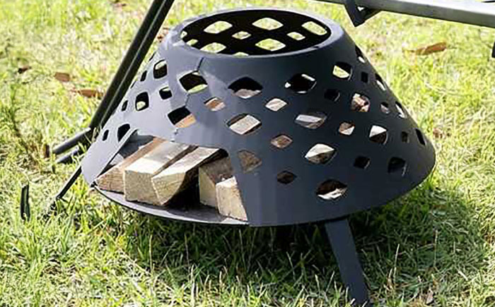 焚火台 FUJIYAMA 収納ケース付き 【ANAテック株式会社】 [AKBD013] 収納ケース ブラック