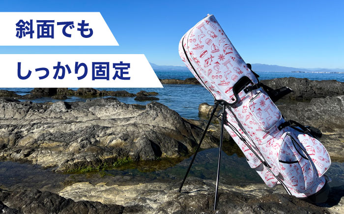 YOKOSUKA柄 キャディバッグ（９型スタンドタイプ） ゴルフバッグ ゴルフ おしゃれ 【アリスリー株式会社】 [AKBE006]