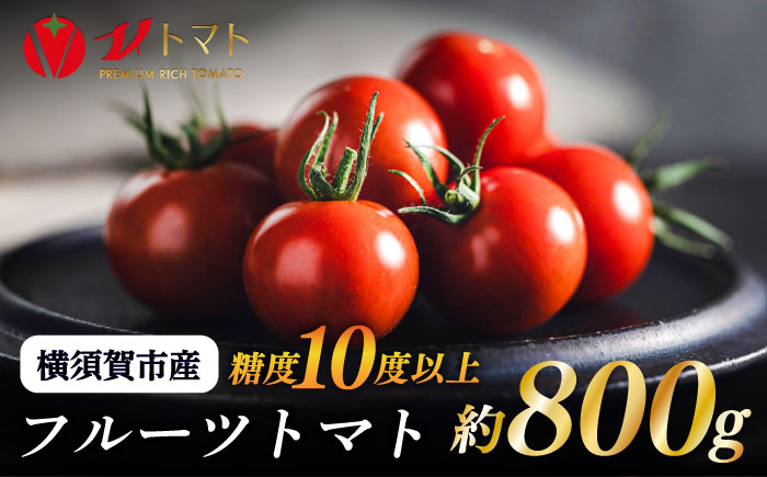 【先行予約】【数量限定】V トマト 糖度10度以上 800g【株式会社ブイ・テクノロジー】 [AKBL005]