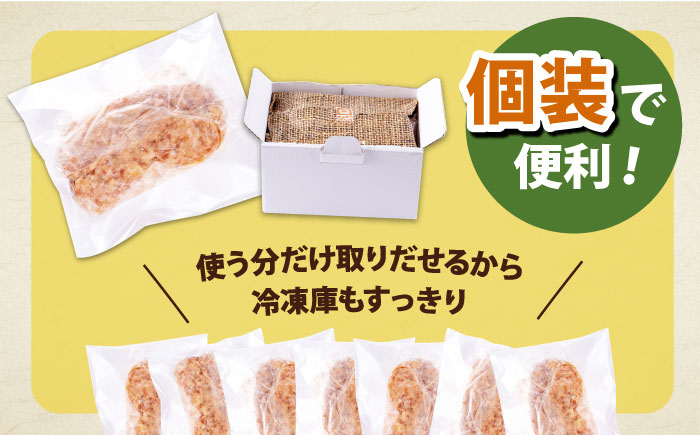 国産豚肉使用 精肉店の手づくりハンバーグ 30個【有限会社丸伸商事】 [AKFH047]