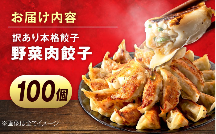 訳あり 本格餃子 100個セット 【株式会社オウモリ食品】 [AKHQ002]