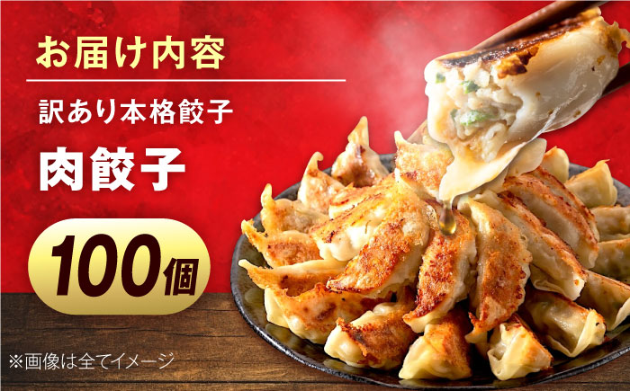 訳あり 本格　肉餃子 100個セット 【株式会社オウモリ食品】 [AKHQ006]
