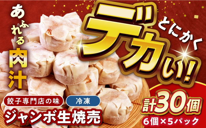 専門店の味 ジャンボ生焼売30個 お取り寄せグルメ 簡単 備蓄 中華 惣菜 業務用 仕送り プレゼント ギフト シュウマイ シューマイ【コロワイドMD神奈川工場】 [AKAH004]
