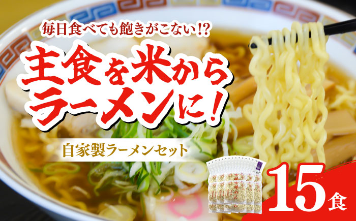 船食製麺のラーメン約120g×15玉セット 特製スープ付き 中華そば 【有限会社 船食製麺】 [AKAL017] 細打ち